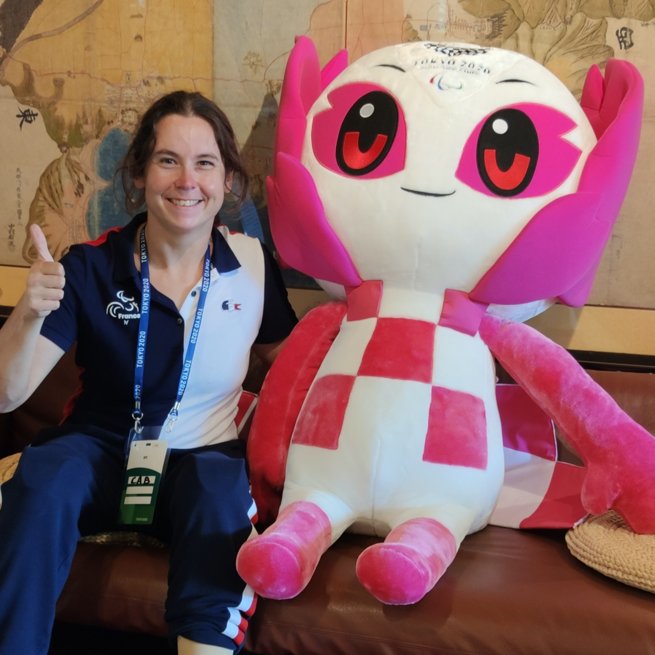 Jeux paralympiques Tokyo la petite carte postale d’Élise Marc