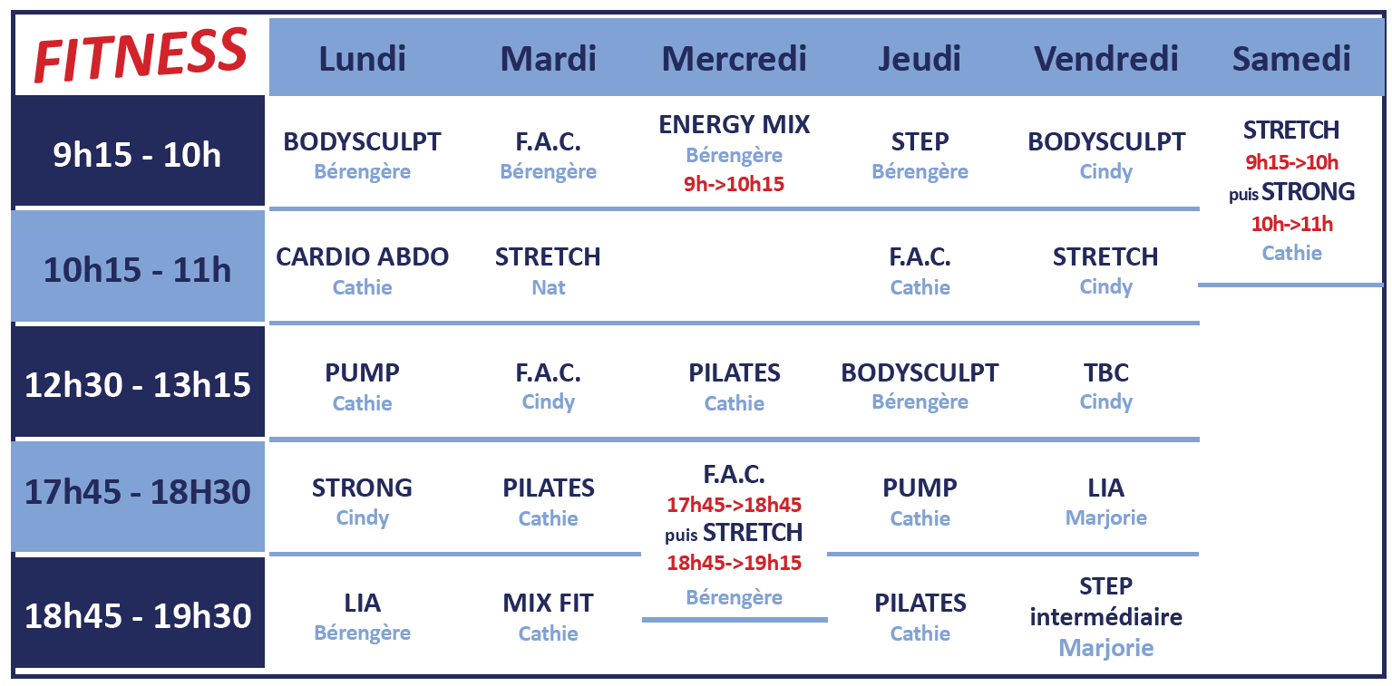 fitness AMSL FREJUS Les sports à fréjus